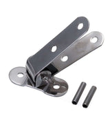 Articulation de stick inox pour tube Ø16 à 20mm avec fixation à 2 x Ø5mm.