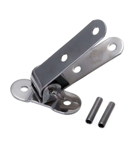 Articulation de stick inox pour tube Ø16 à 20mm avec fixation à 2 x Ø5mm.