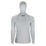 Overtop HOODED UV RASHGUARD LONG SLEEVE arrière avec cagoule et manches longues, conçu pour sports aquatiques.