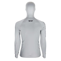 Overtop HOODED UV RASHGUARD LONG SLEEVE arrière avec cagoule et manches longues, conçu pour sports aquatiques.