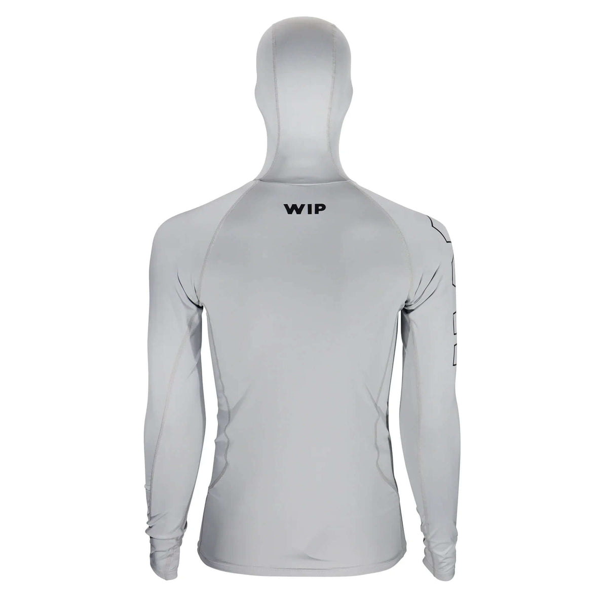 Overtop HOODED UV RASHGUARD LONG SLEEVE arrière avec cagoule et manches longues, conçu pour sports aquatiques.