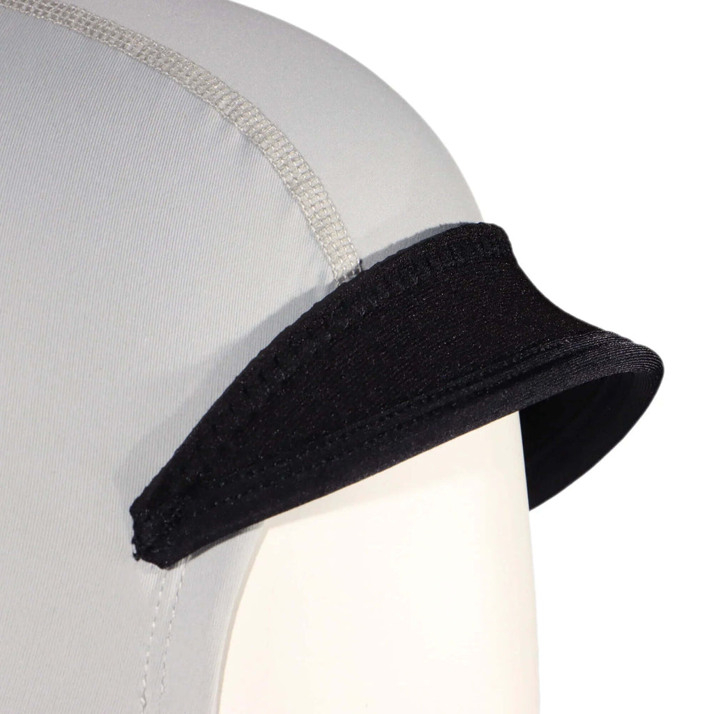 Overtop HOODED UV RASHGUARD LONG SLEEVE close-up of cuff detail showing fabric and design specifications.