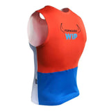 Overtop RACE TANK TOP en polyamide spandex extensible, résistant et offrant un ajustement optimal.