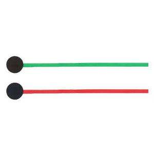 Penons de foc autocollants 3pcs verts / 3pcs rouges en nylon avec fixation autocollante.