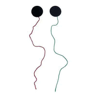 PENONS. Ensemble de penons adhésifs avec fils rouge et vert pour visualiser l'écoulement de l'air sur les voiles.