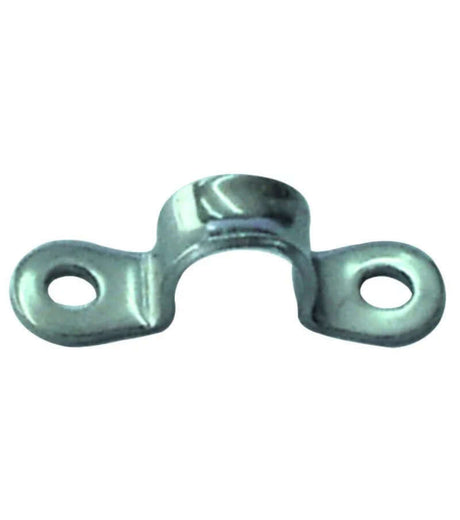 Pontet inox adaptable Laser® pour taquet 27mm avec fixation 2 x Ø4mm sur plaquette de sangle.