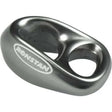 Poulie à friction Shock - pour cordage de 6 mm - gris, poulie compacte en aluminium anodisé.
