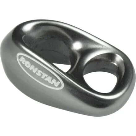 Poulie à friction Shock - pour cordage de 6 mm - gris, poulie compacte en aluminium anodisé.