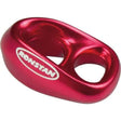 Poulie à friction Shock - pour cordage de 6 mm - rouge en aluminium anodisé.