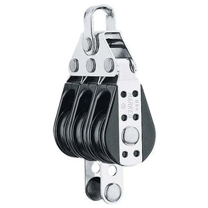Bullet triple à Ringot 29 mm de Harken, poulie compacte avec faible coefficient de friction.