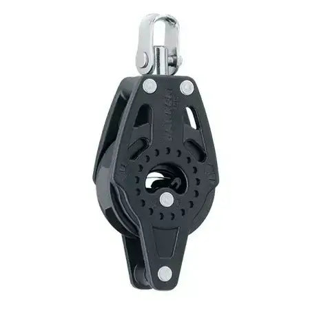 Poulie Carbo 40 mm Ratchet à Ringot vue arrière, conçue pour la gestion des charges élevées et des manœuvres exigeantes.