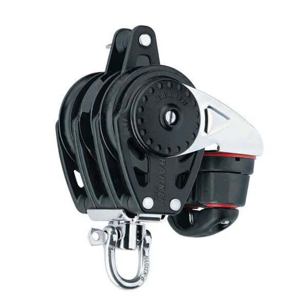 Poulie Carbo 57 triple Ratchamatic + ringot + taquet avec un design compact