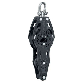 Poulie Carbo 57mm violon Ratchet à Ringot avec crochet, design ergonomique et fonctionnalités de maintien.
