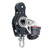 Poulie Carbo 57mm violon Ratchet à taquet avec réa de 57 mm et manillon de 5 mm, pour un contrôle optimal du cordage.