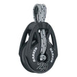 Poulie Carbo T2 lashing 29 mm avec réa de 29 mm et cordage, spécifications techniques incluses.