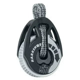 Poulie Carbo T2 lashing Ratchamatic 57 mm - GRIP x 2 avec corde grise et design Harken