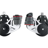 Poulie Carbo taquet Ringot 40 mm avec légèreté et robustesse, charge de travail maximale de 136 kg.