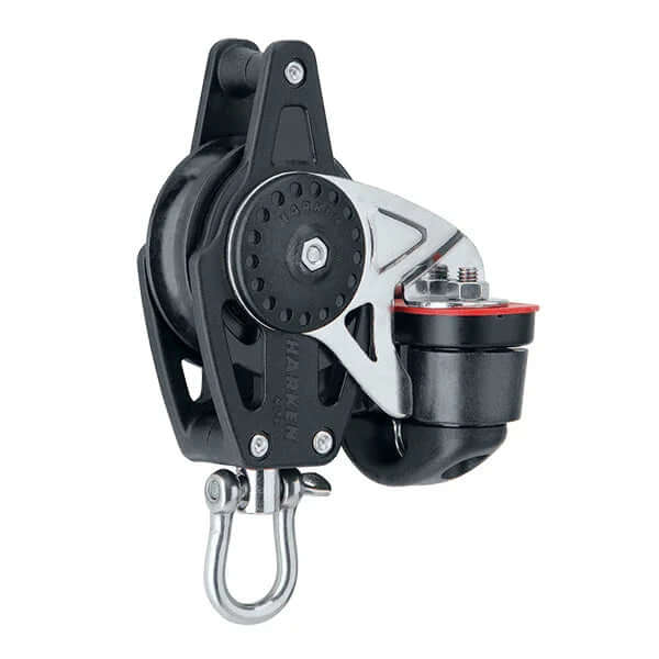 Poulie Carbo taquet Ringot 40 mm, léger et robuste avec charge de travail maximale de 136 kg.