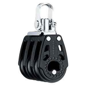 Poulie Carbo triple 29 mm, structure compacte, charge de travail maximale de 449 kg, poids de 74 g.