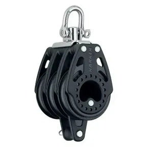 Poulie Carbo triple Ringot 57 mm, légère et robuste, pour performances et fiabilité, Ø du réa 57 mm.