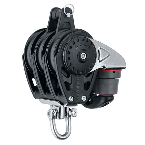 Poulie Carbo triple taq. rgt. 57 mm, avec faible friction, structure légère et robuste, charge maximale 816 kg.