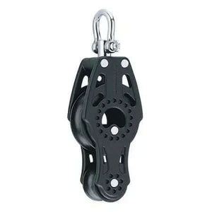 Poulie Carbo violon 57mm de Harken, conçue pour un réglage fluide et sécurisé, avec un diamètre de réa de 57 mm.