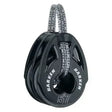 Poulie double T2 lashing 57 mm avec cordage, spécifications techniques, dimension de réa 57 mm, poids 107,5 g.