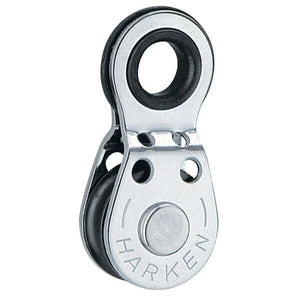 Poulie étroite 16mm à brêler, conçue pour petits bouts de réglage en fibres synthétiques, système de roulement en acier inoxydable.