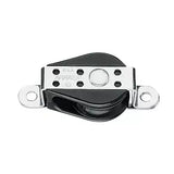 Bullet à plaquer câble 29 mm, poulie robuste et légère pour bateau, dimensions 73 mm, diamètre réa 29 mm.