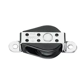 Bullet à plaquer câble 29 mm, poulie robuste et légère pour bateau, dimensions 73 mm, diamètre réa 29 mm.