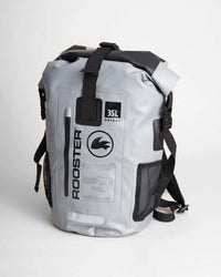 Sac à dos imperméable 35L Rooster, conçu en PVC mylar 500D avec résistance à l’eau, idéal pour les aventures.