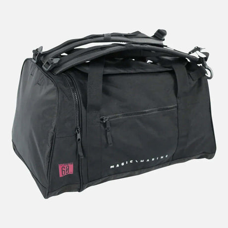 Sac étanche Sailing Bag 60L avec compartiment étanche et fermetures éclair anticorrosion, couleur noire.