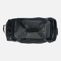 Sac étanche 95L pour la navigation, sac noir robuste avec bretelles amovibles et zip étanche.