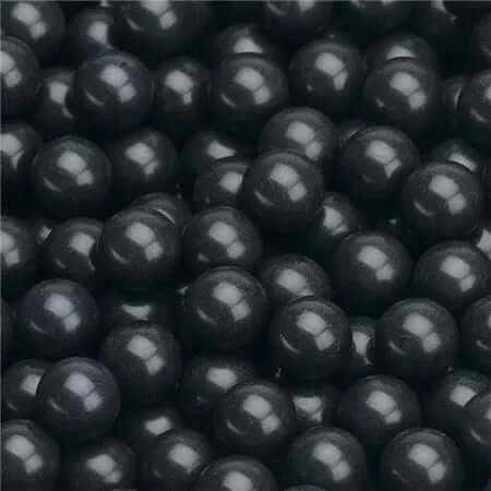 Billes delrin noires 3/16 pour chariots, sachet de 20 billes, diamètre 5 mm, idéal pour chariots de rails.