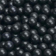 Sachet 21 billes Delrin 6.35 mm, billes noires de diamètre 6 mm, utilisées pour chariots de rails et poulies.