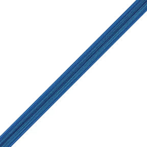 Sandow bleu 3 mm en caoutchouc naturel haut de gamme avec gaine en polyester haute ténacité.