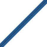 Sandow bleu 5 mm, cordon en polyester haute ténacité et caoutchouc naturel, extrêmement élastique.