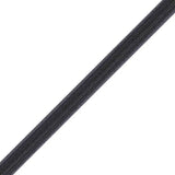Sandow noir 4 mm, gaine en Polyester, caoutchouc naturel, extrêmement élastique.