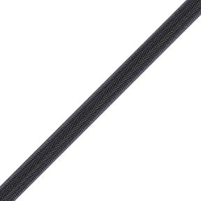 Sandow noir 4 mm, gaine en Polyester, caoutchouc naturel, extrêmement élastique.
