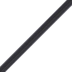 Sandow noir 4 mm, gaine en Polyester, caoutchouc naturel, extrêmement élastique.