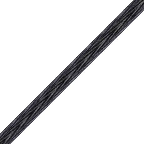 Sandow noir 4 mm, gaine en Polyester, caoutchouc naturel, extrêmement élastique.