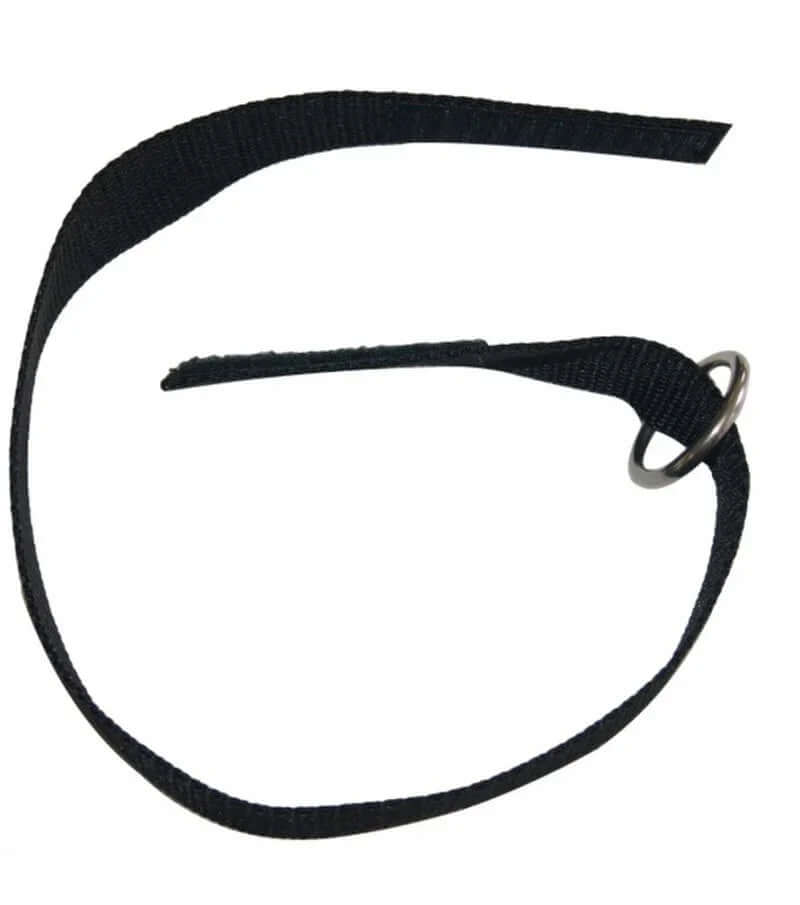 Sangle de point d'écoute ILCA avec boucle inox, auto-aggripante pour dériveur Laser.