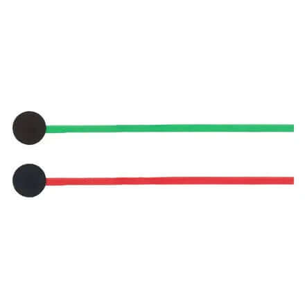 Penons de foc autocollants 3pcs verts / 3pcs rouges en nylon avec fixation autocollante.