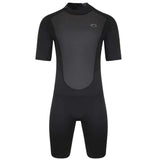 Shorty NEOPRENE Storm2.8 back zip wetsuit with smooth neoprene panels and reinforced knees for water activities.