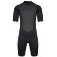 Shorty NEOPRENE Storm2.8 back zip wetsuit with smooth neoprene panels and reinforced knees for water activities.