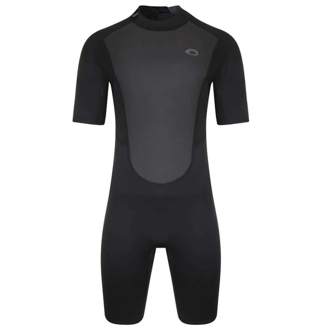 Shorty NEOPRENE Storm2.8 back zip wetsuit with smooth neoprene panels and reinforced knees for water activities.