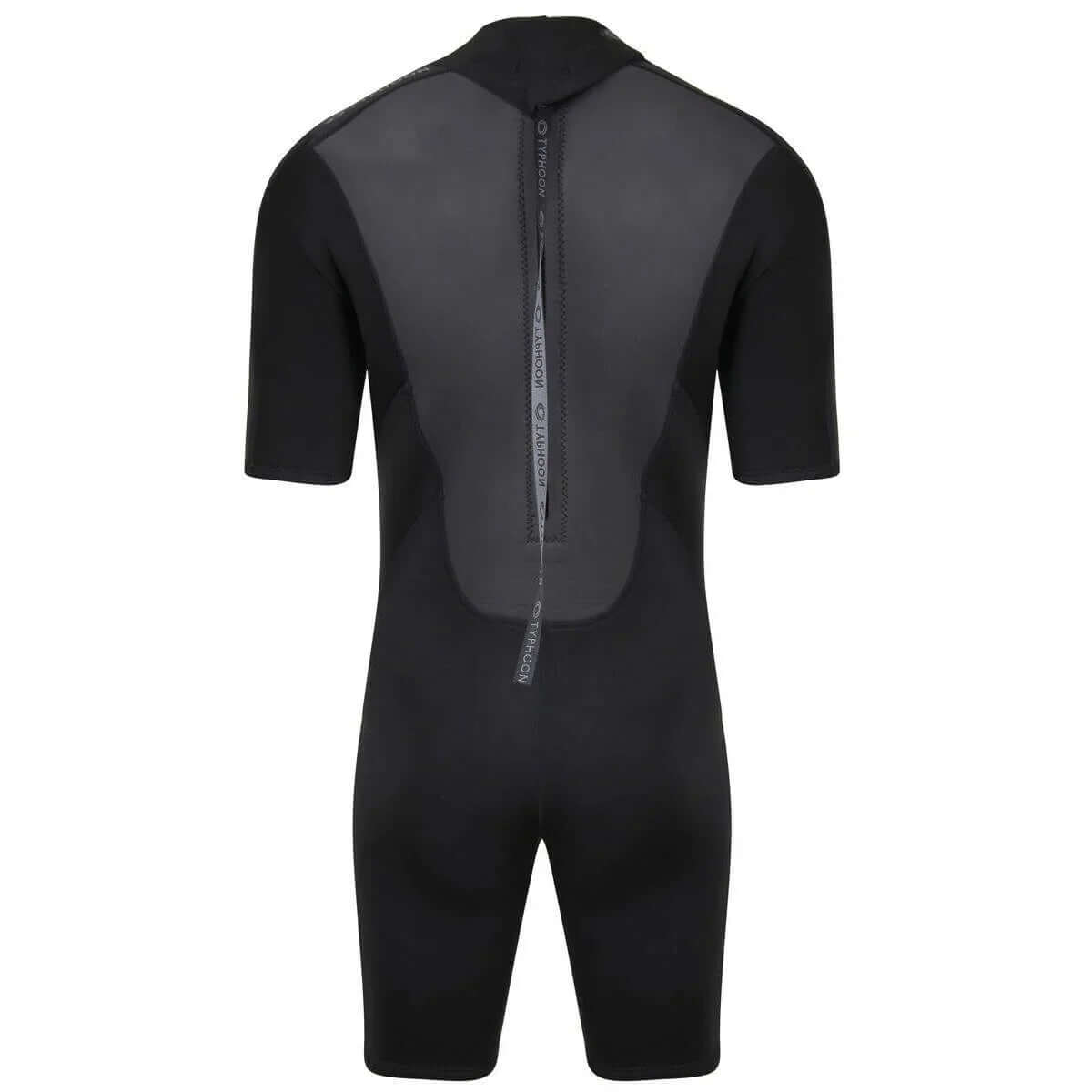 Shorty NEOPRENE Storm2.8 combinaison back zip vue arrière en néoprène lisse et coutures plates.