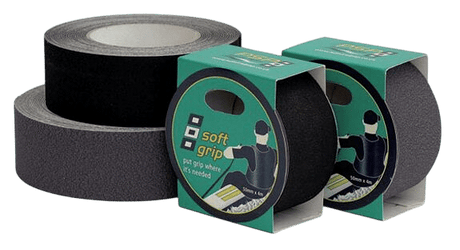 SOFT RUBBER GRIP TAPE GREY 50MMX4M
