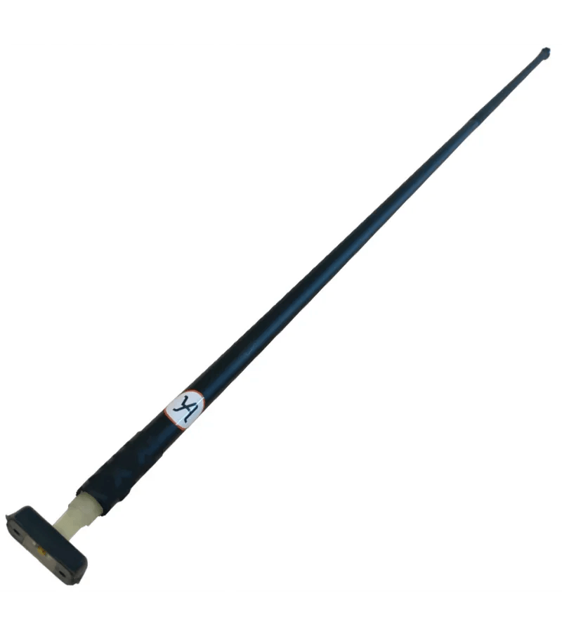 Stick aluminium Ø20 X 2.50m avec gaine X-Gripp anti-dérapante et articulation souple.