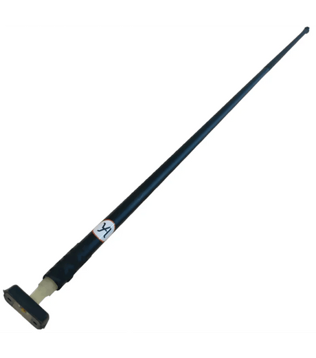 Stick aluminium Ø20 X 2.50m avec gaine X-Gripp anti-dérapante et articulation souple.